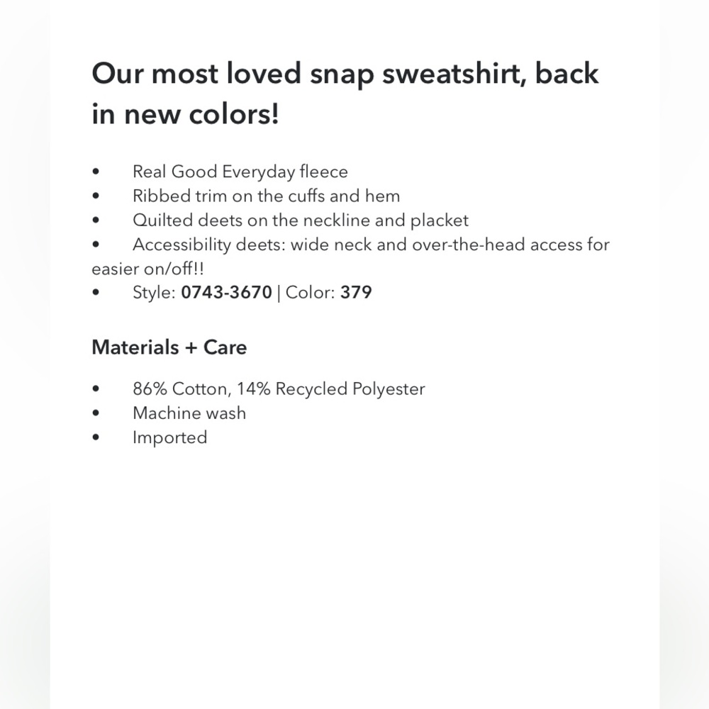 Aerie Oh Snap sweatshirt - Picture 8 of 8